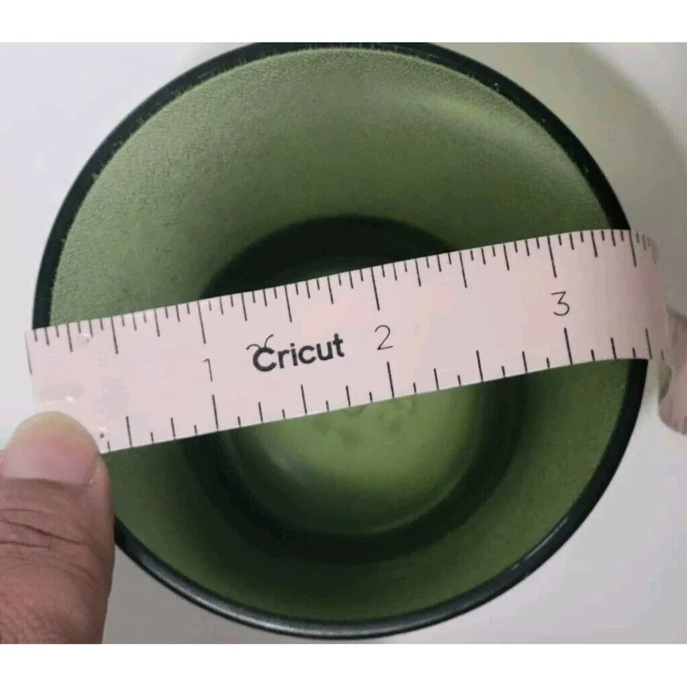 Vintage Boonton Green Plastic Restaurant Cocktail Cup Small USA 32-10 Set of 4